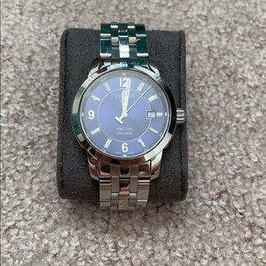 Tissot Blue Men's PRC 200 Stainless Steel and Blue